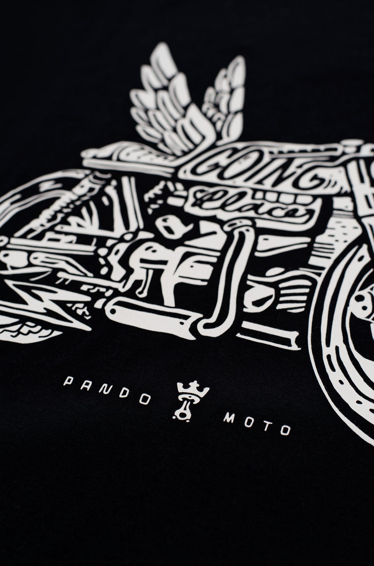 PANDOMOTO-MIKE MOTO WING – T-Shirt.