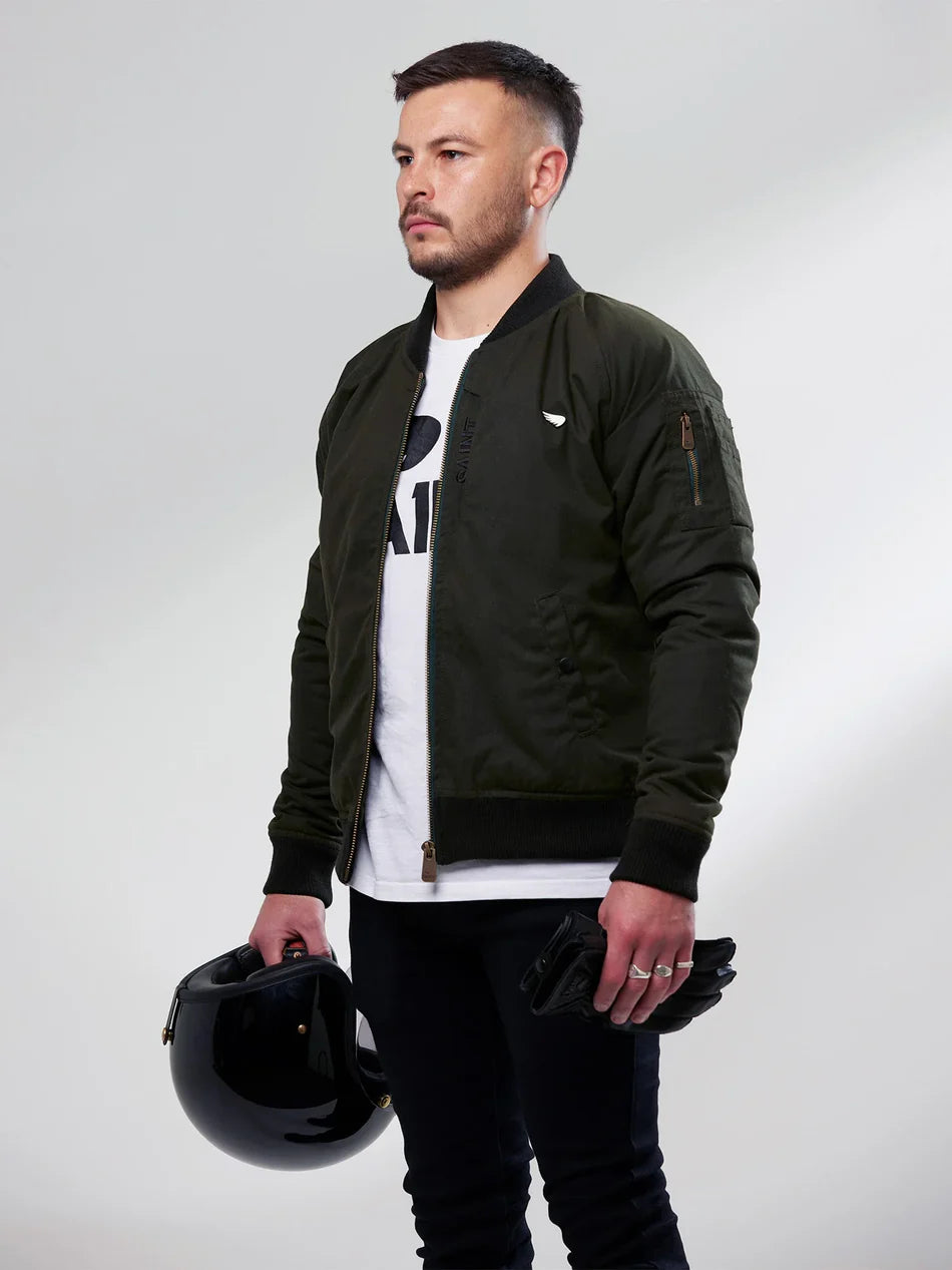 SA1NT-ARMOURED BOMBER JACKET