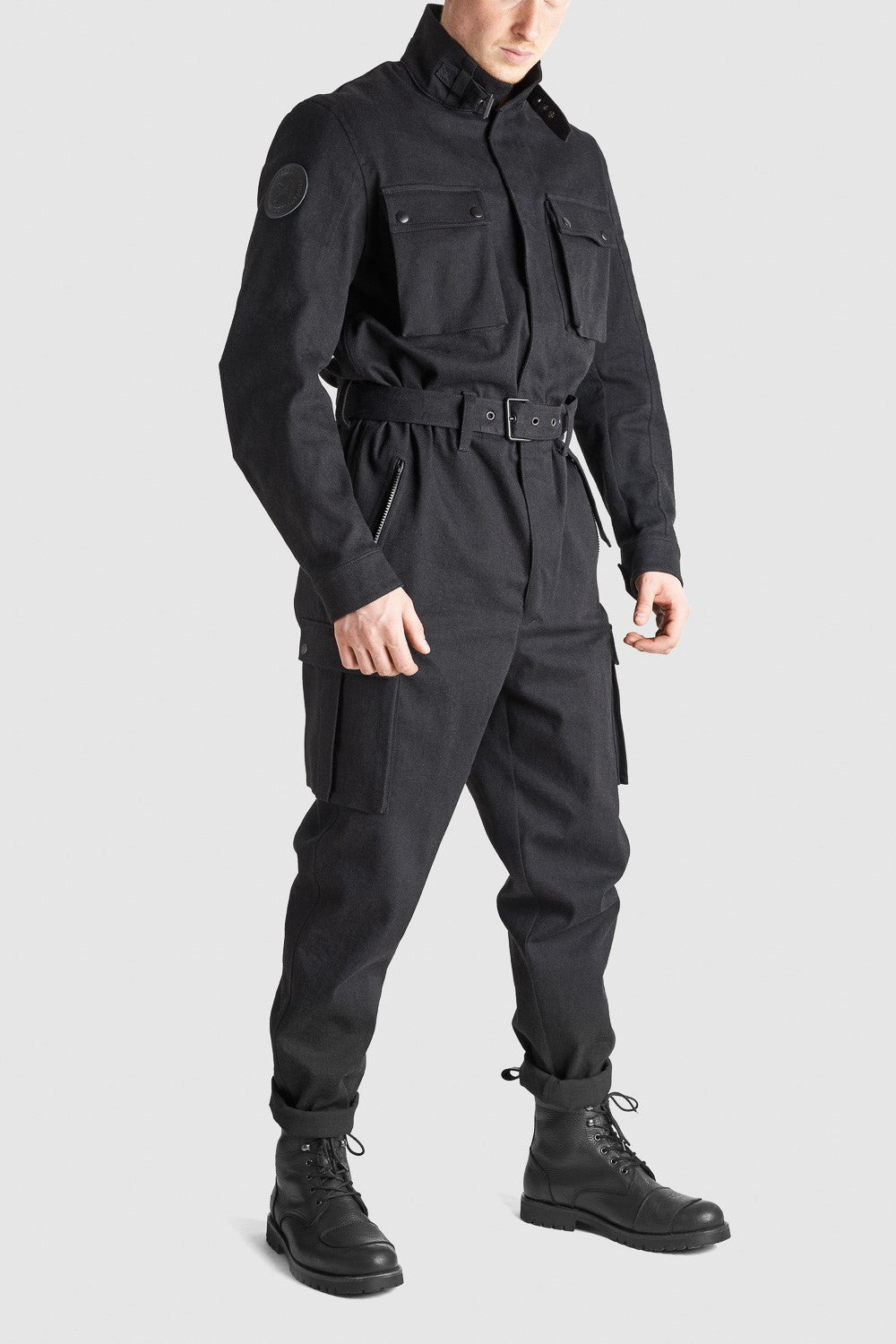 PANDOMOTO-BRAT SUIT BLACK – Comfort-Stretch CORDURA® Denim