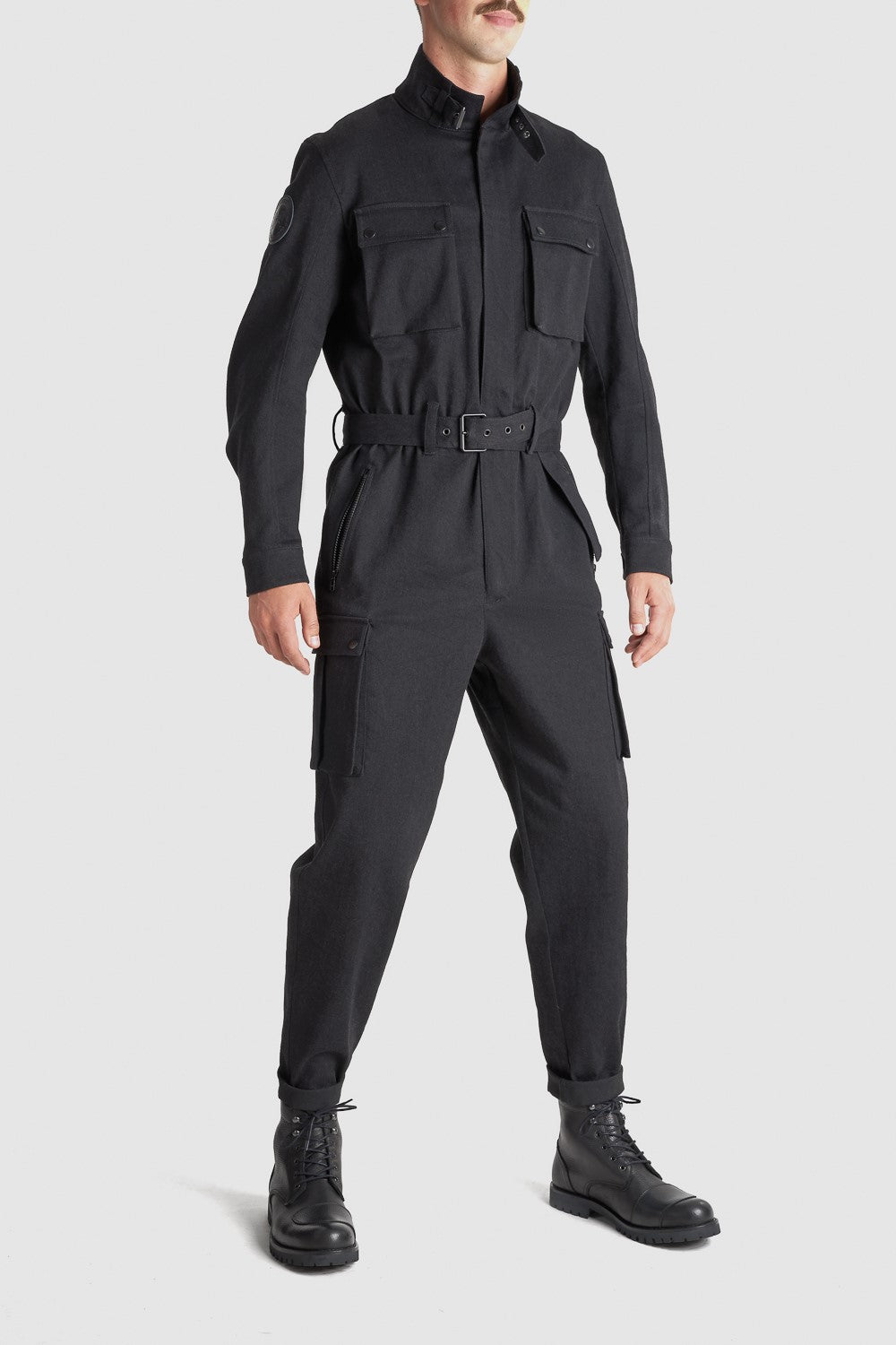 PANDOMOTO-BRAT SUIT BLACK – Comfort-Stretch CORDURA® Denim