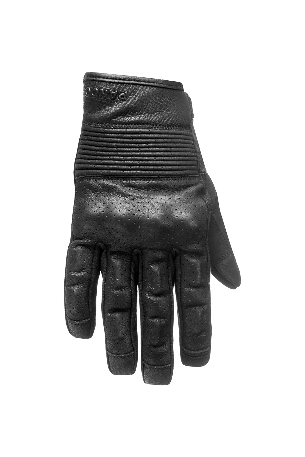 PANDOMOTO-ONYX BLACK – Leather Motorcycle Gloves