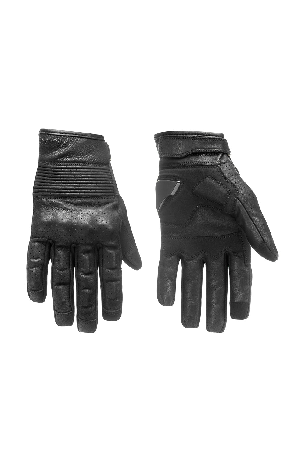 PANDOMOTO-ONYX BLACK – Leather Motorcycle Gloves