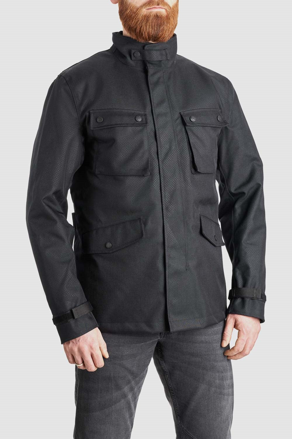 PANDOMOTO-M65 WP JACKET BLACK Unisex Slim