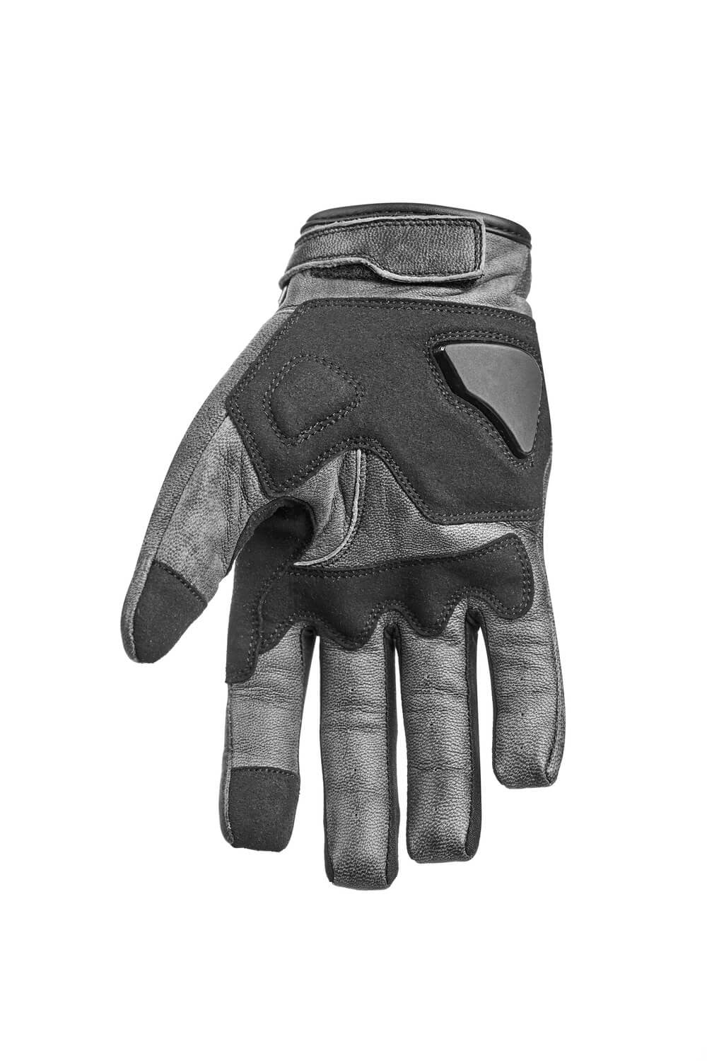 PANDOMOTO-ONYX GREY – Leather Motorcycle Gloves