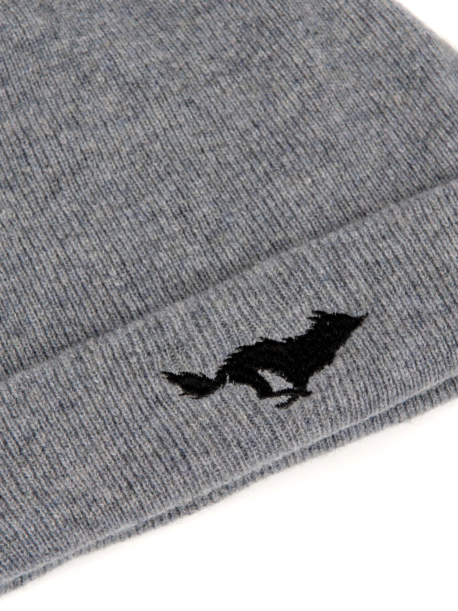 El Solitario-Cashmere Beanie Hat Grey