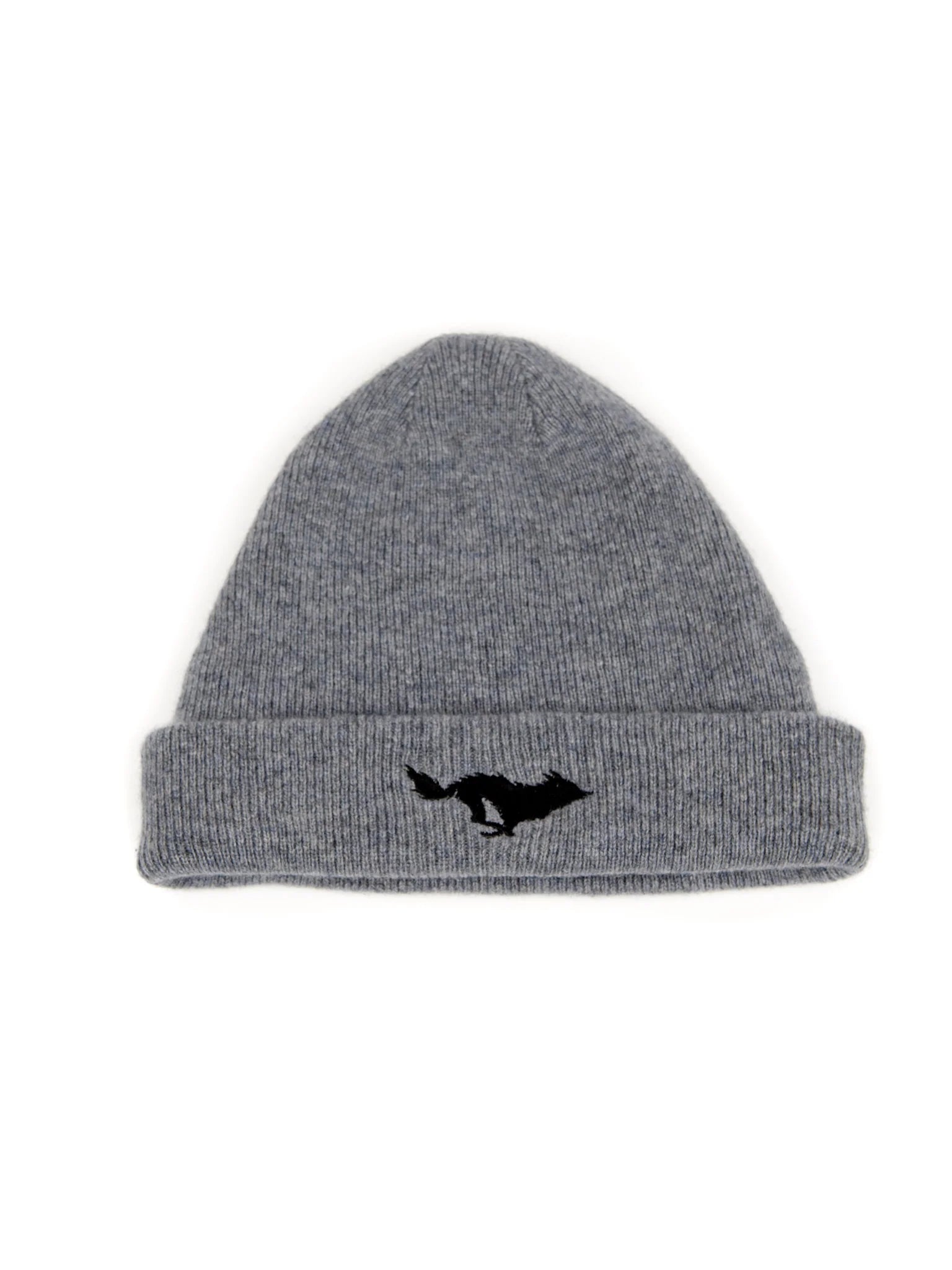 El Solitario-Cashmere Beanie Hat Grey