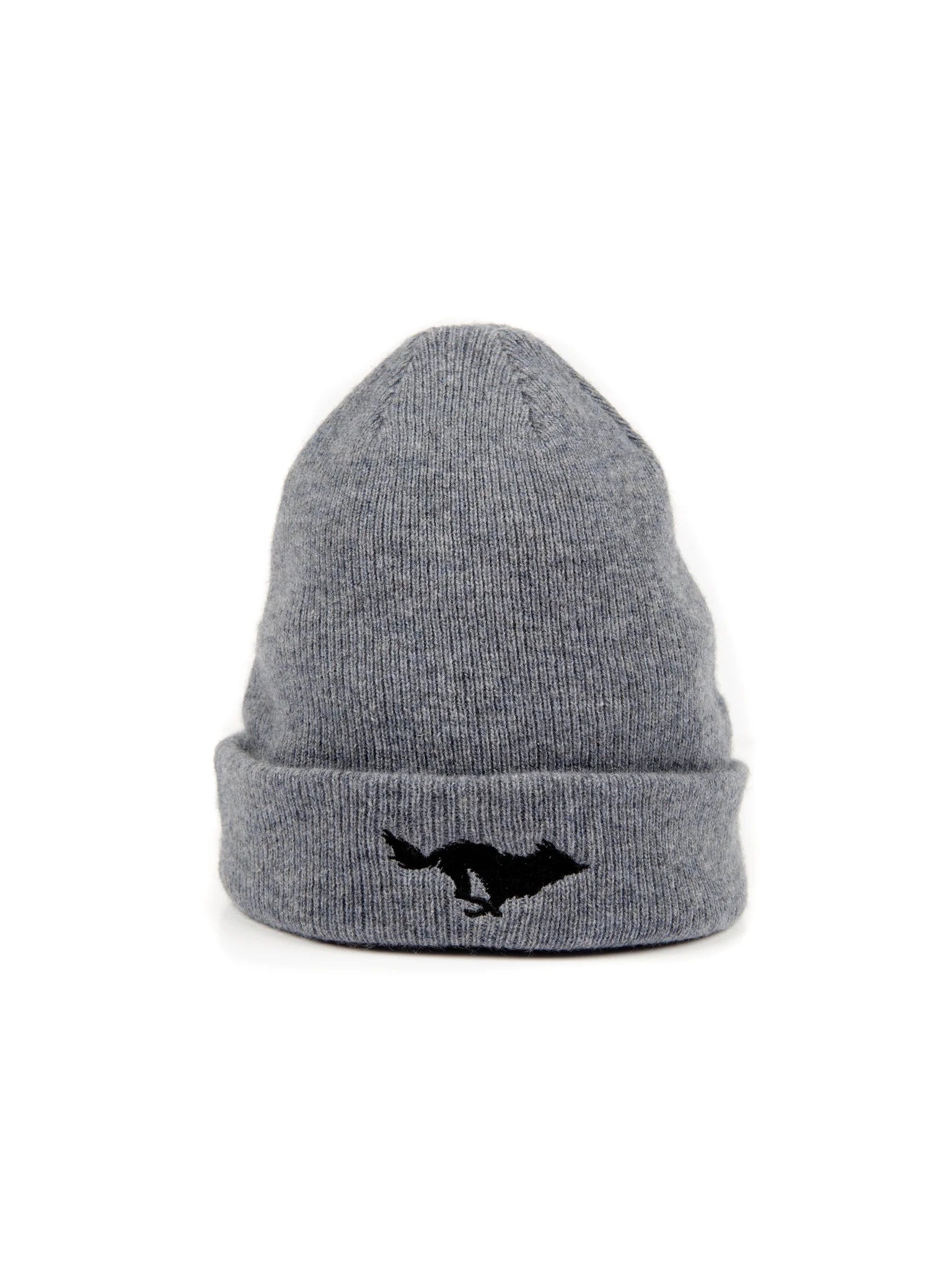 El Solitario-Cashmere Beanie Hat Grey