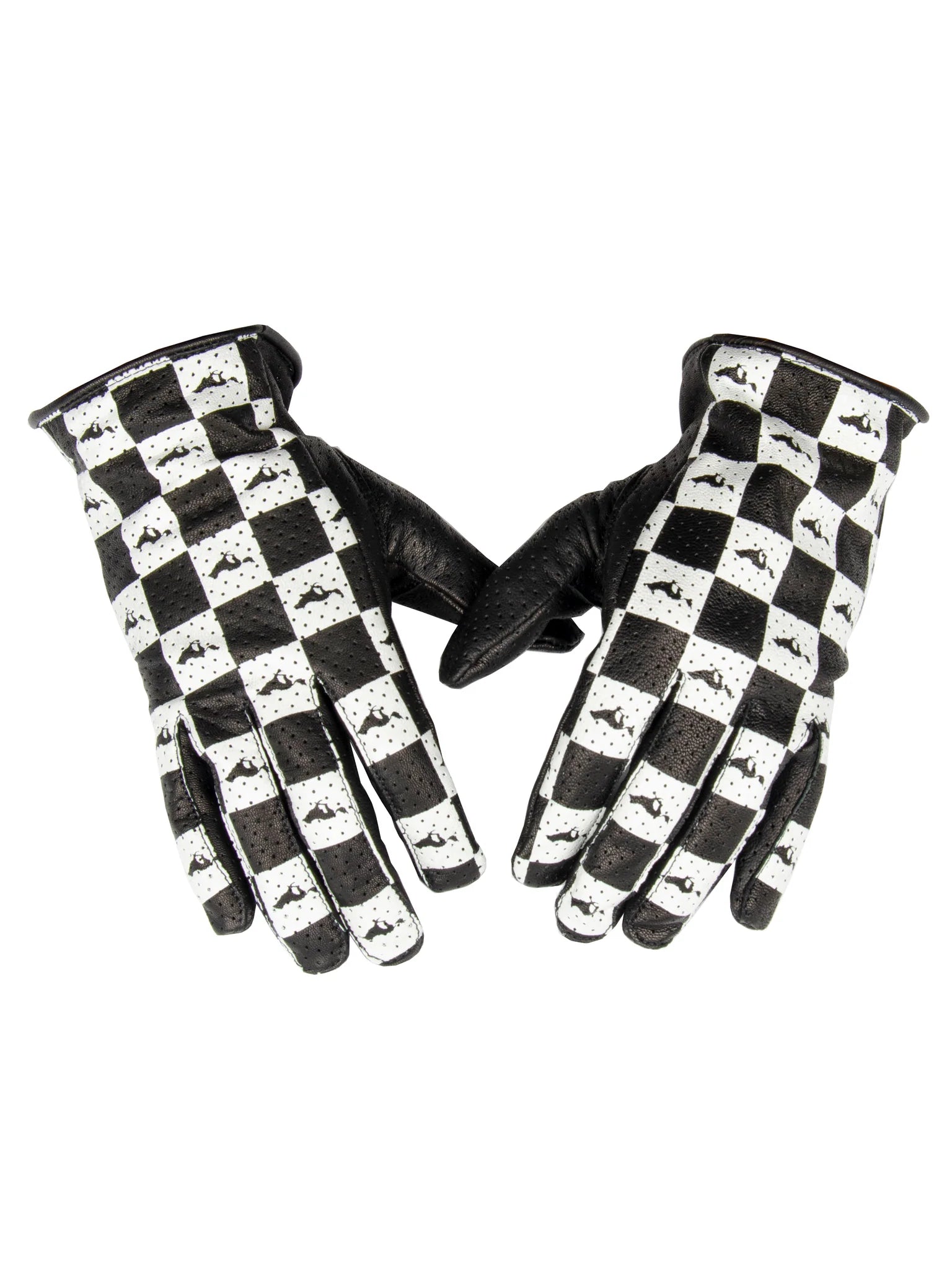 El Solitario-Wolf Checkers Summer Gloves