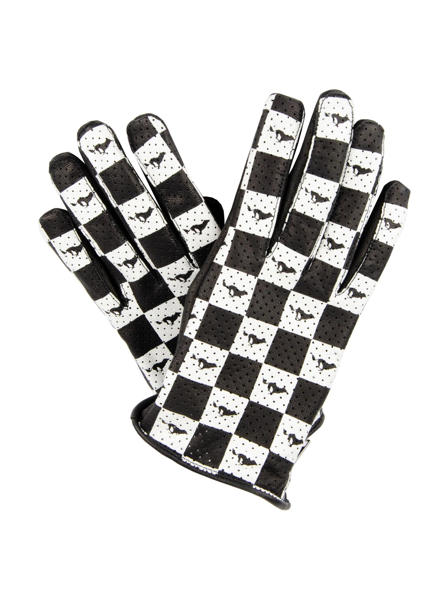 El Solitario-Wolf Checkers Summer Gloves