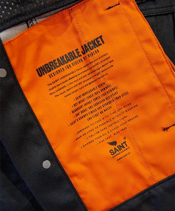 SA1NT-UNBREAKABLE JACKET (ARMOR POCKETS) - BLACK