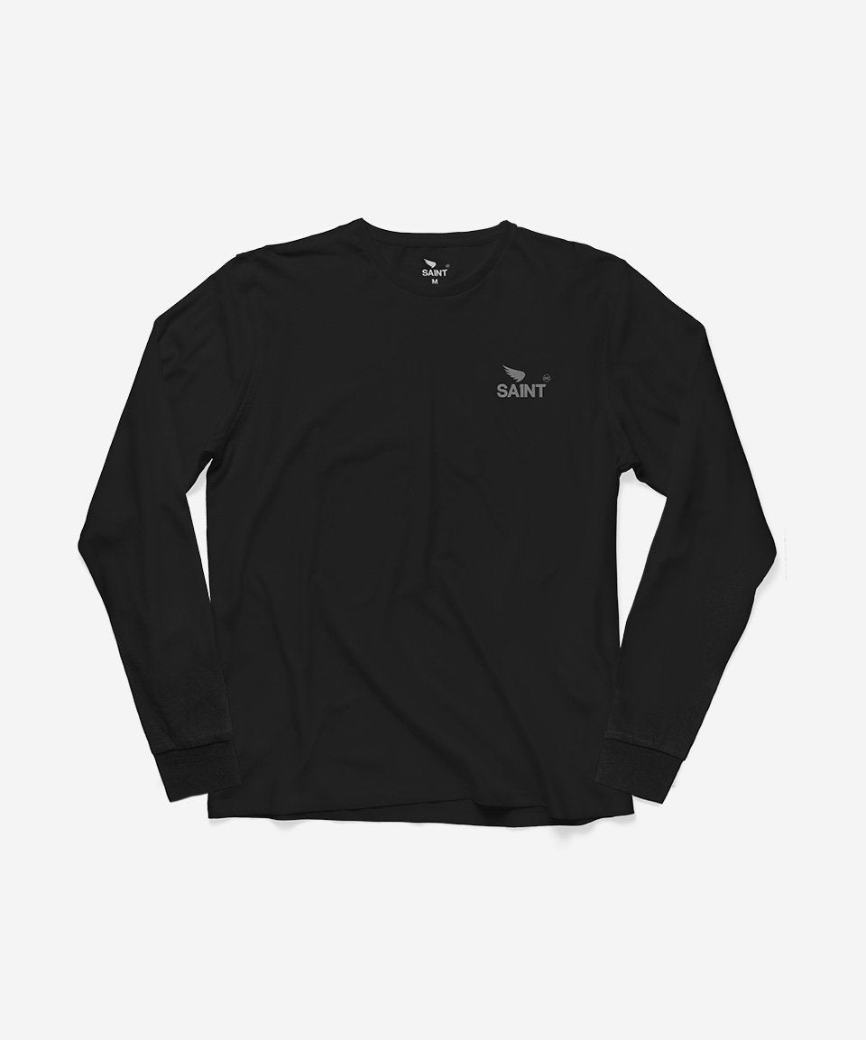 SA1NT-Basic Tee Long Sleeve Black