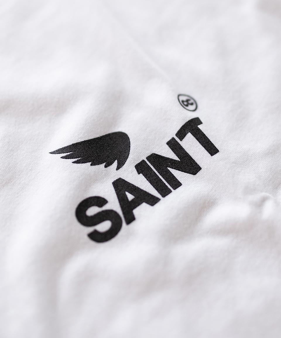 SA1NT-Basic Tee Long Sleeve White