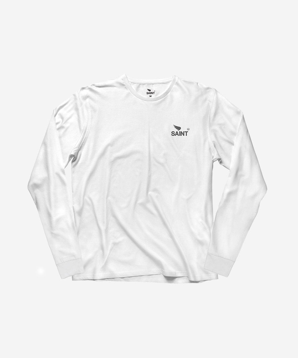 SA1NT-Basic Tee Long Sleeve White