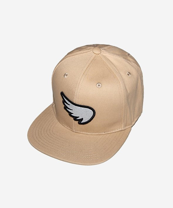 SA1NT-Cap Wing Logo Snapback Sand