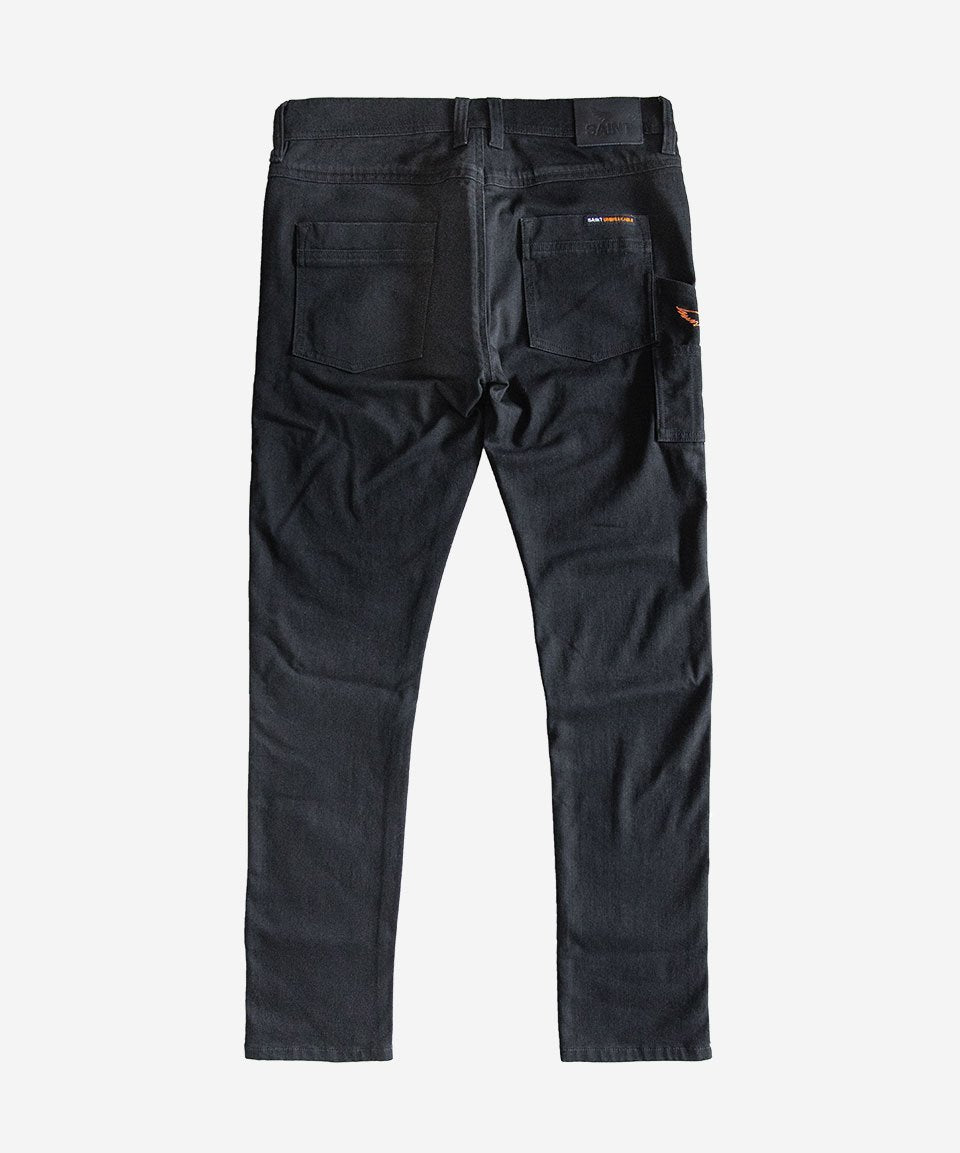 SA1NT-Slim Fit Jeans Black